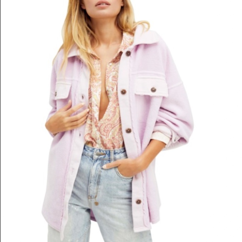 Free People Ruby Jacket in Ethereal size L